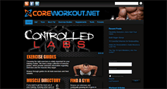 Desktop Screenshot of coreworkout.net